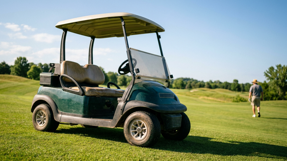 Golf cart GPS tracking
