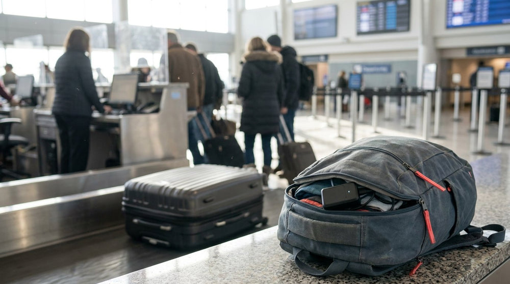 AirTags in checked luggage (Logistimatics guide)