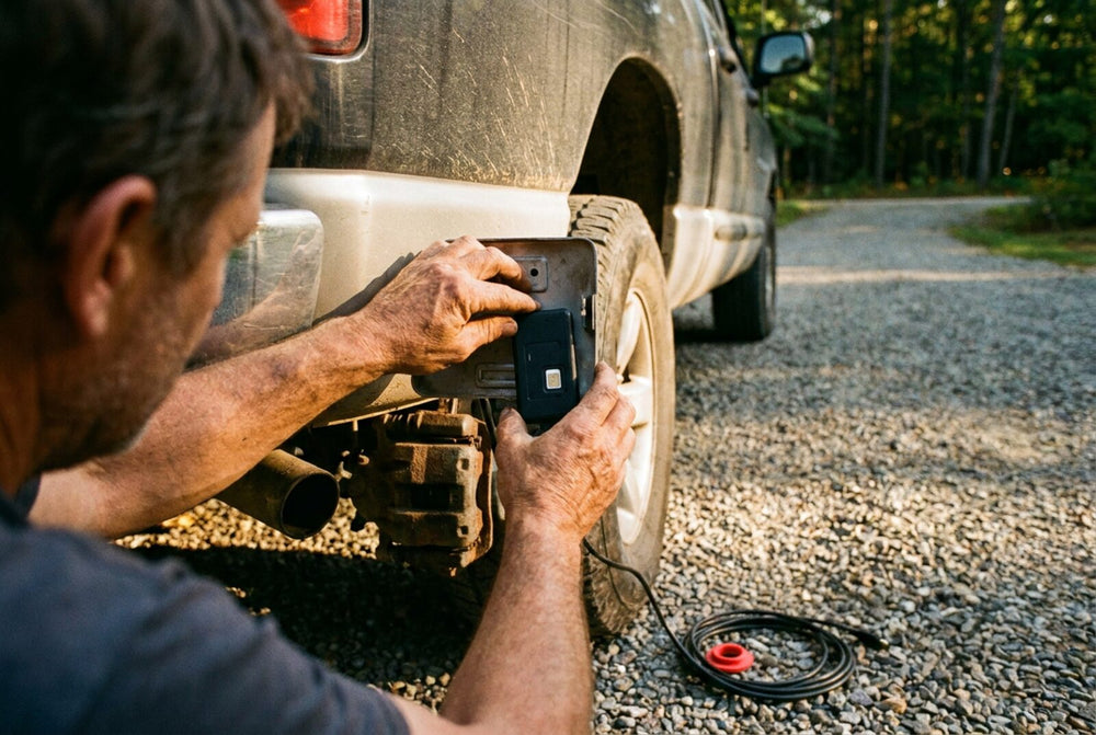 Gps tracker without subscription shown in a real-world use case