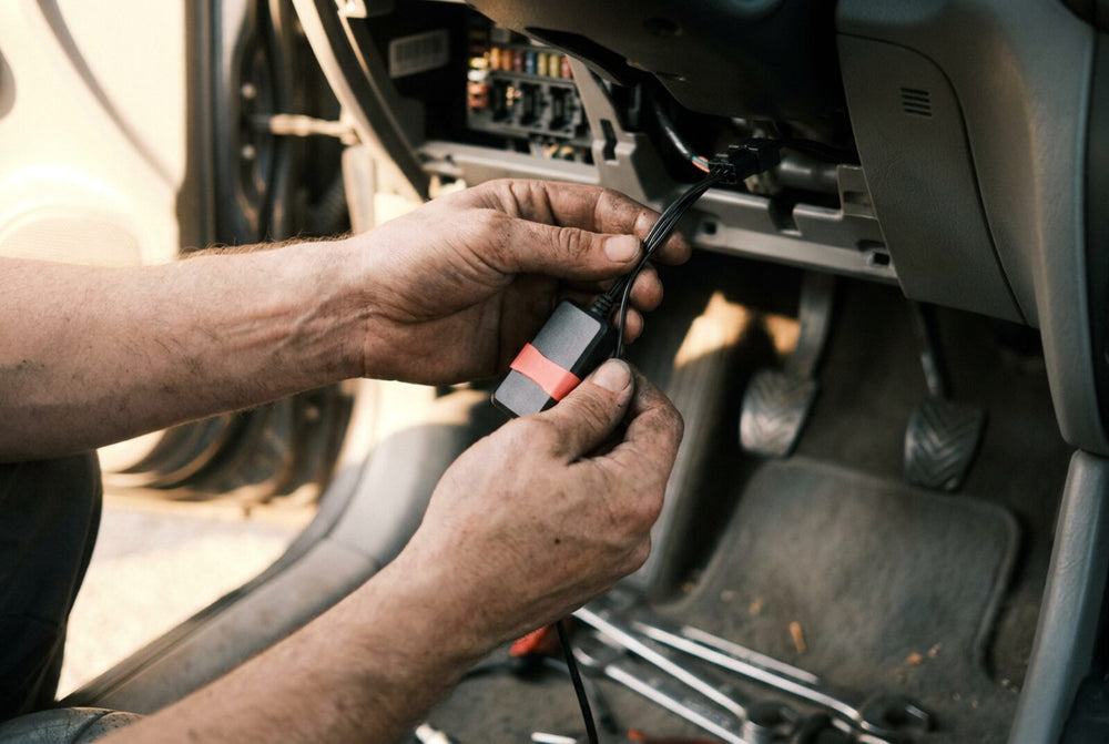 Hard wired tracking devices shown in a real-world use case