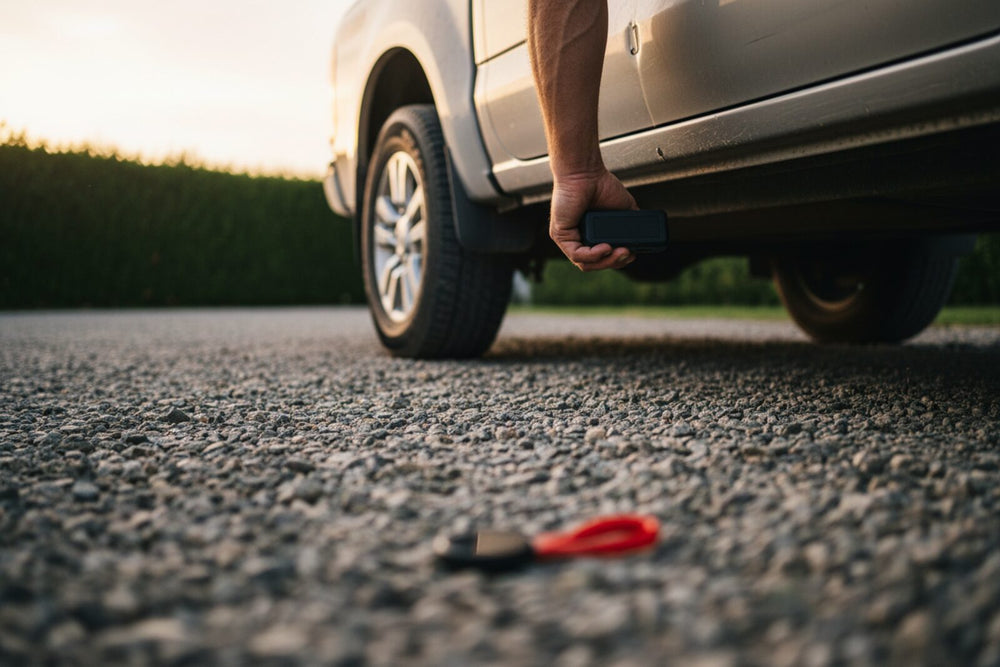Mini gps tracker shown in a real-world use case