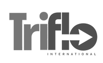 Triflo International logo in black and white