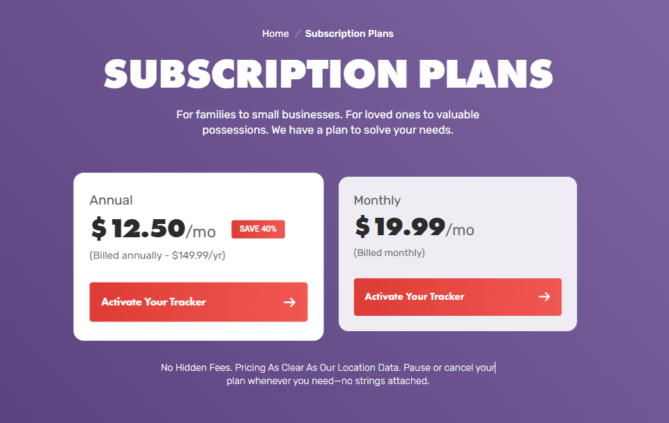 Image providing detail on subscription costs. $12.50 per month if billed annually or $19.99 per month if billed monthly.