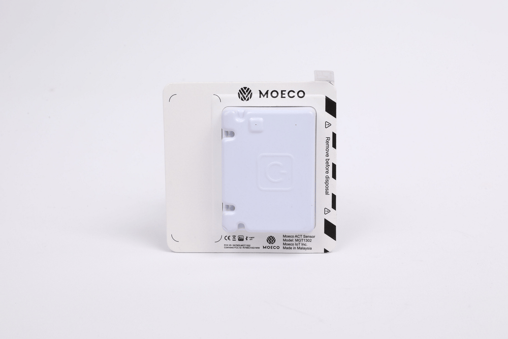 White GPS device on a white background